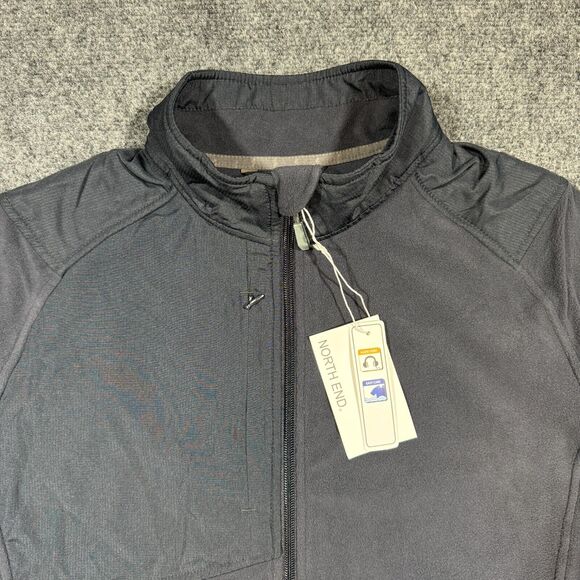 North End NWT Men's L Excursion Trail Fabric-Block Fleece Jacket Black 88215 - Picture 3 of 16